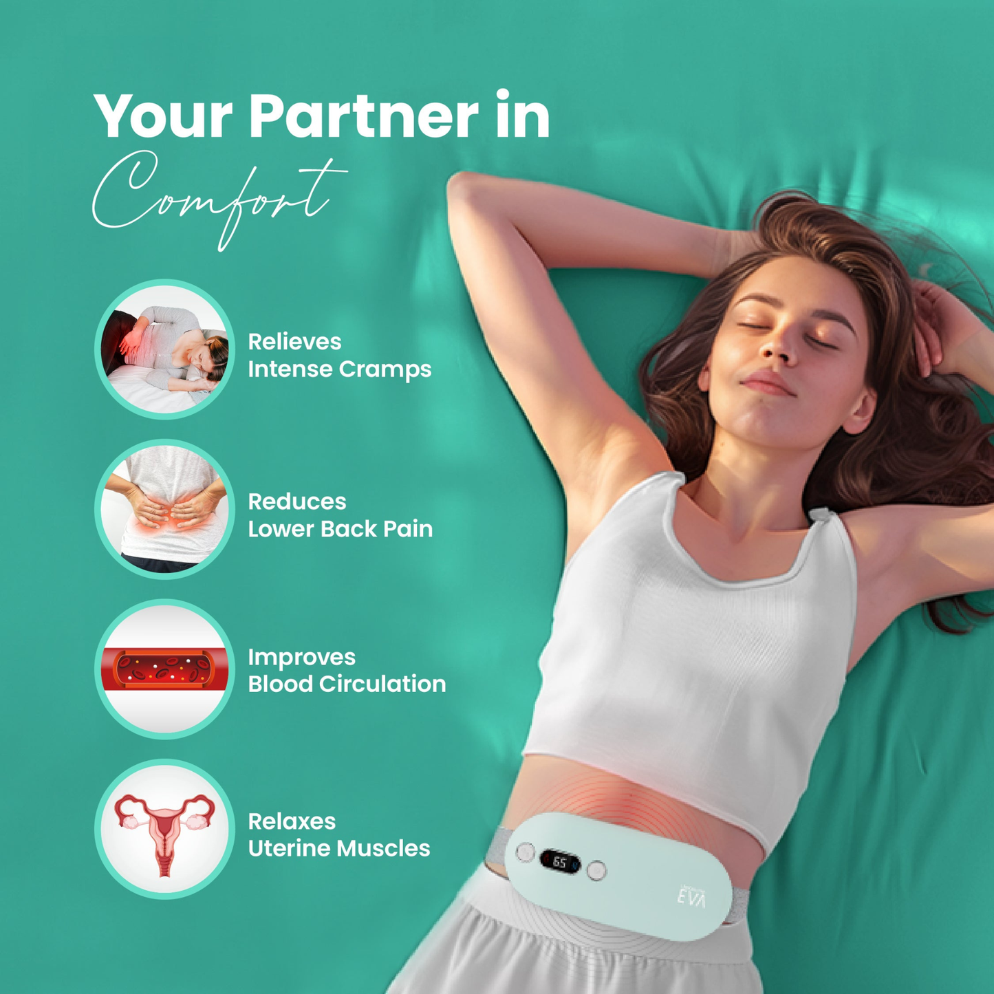 Heating Period Pain Relief Belt
